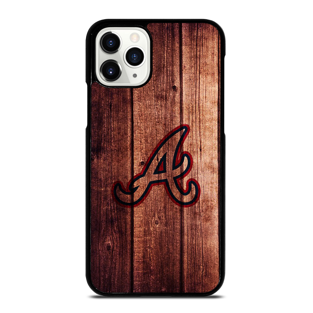 Atlanta Braves Wood Logo iPhone 11 Pro Case
