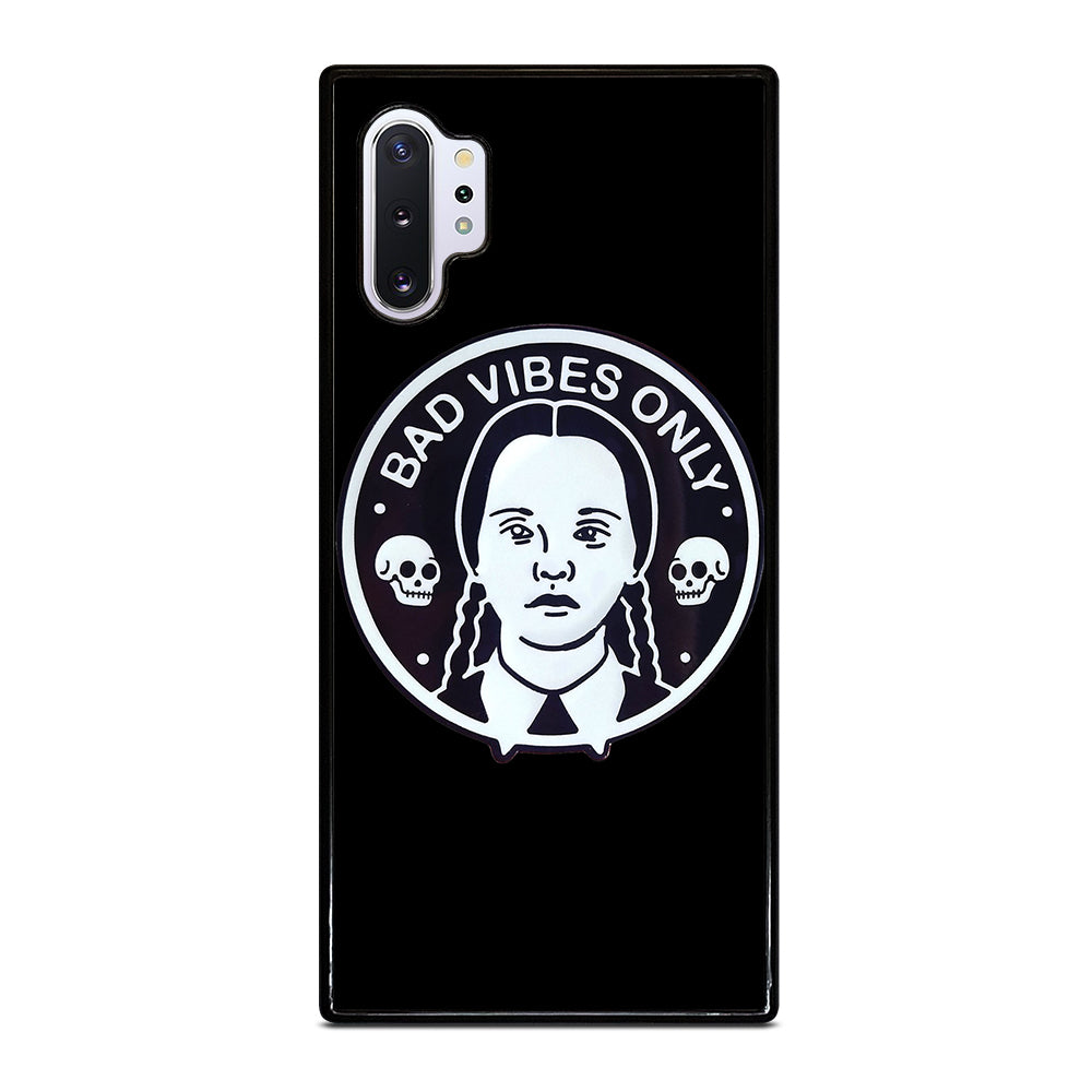BAD VIBES ONLY WEDNESDAY ADDAMS Samsung Galaxy Note 10 Plus Case