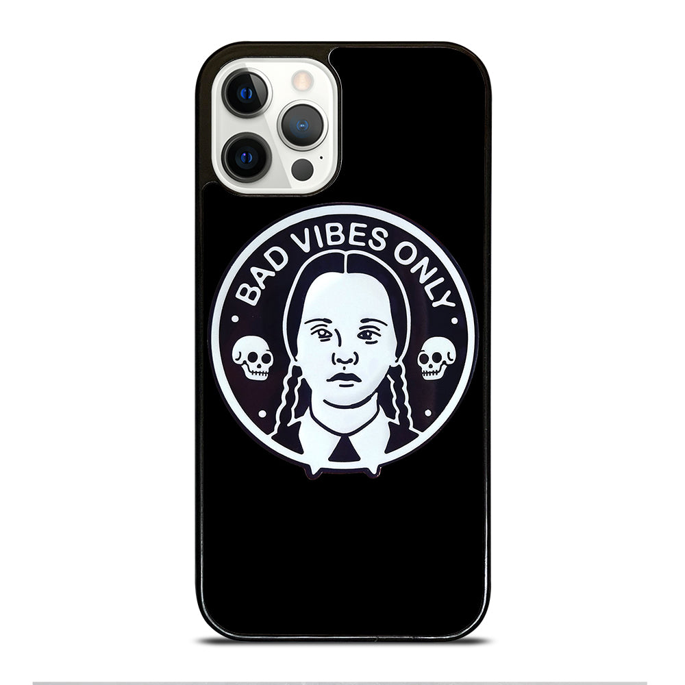 BAD VIBES ONLY WEDNESDAY ADDAMS iPhone 12 Pro Case
