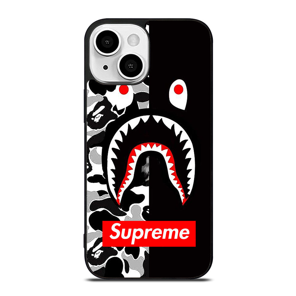 BAPE SHARK SUPRE ME iPhone 13 Mini Case