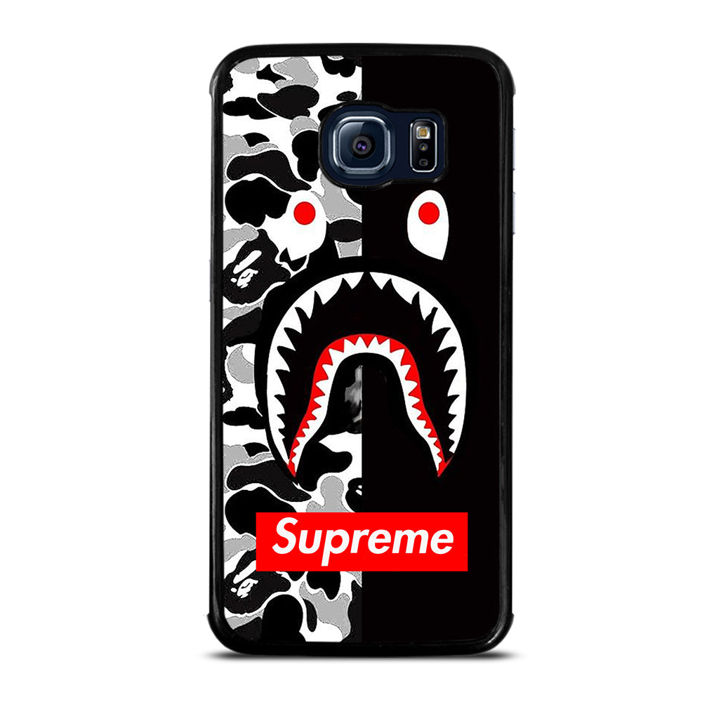 BAPE SHARK SUPRE ME Samsung Galaxy S6 Edge Case