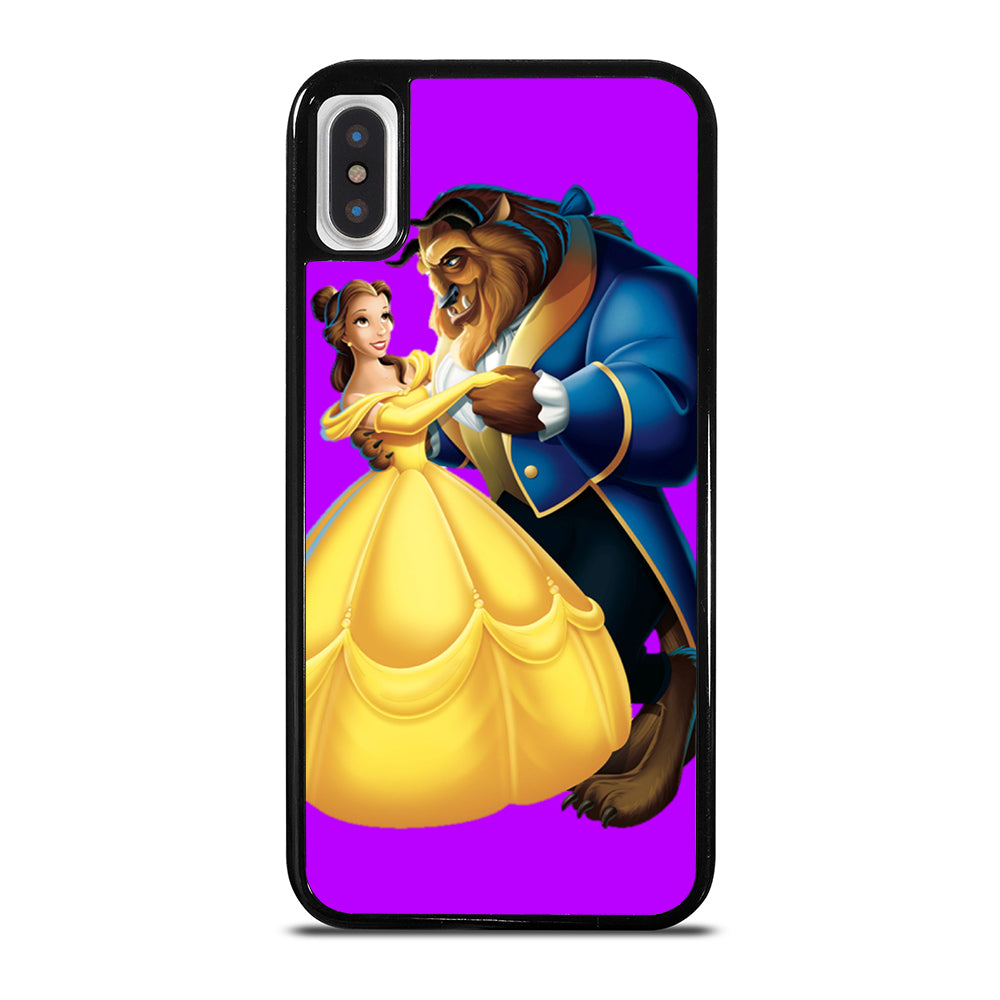 BEAUTY AND THE BEAST ROMANCE DANCING CARTOON iPhone X / XS Case