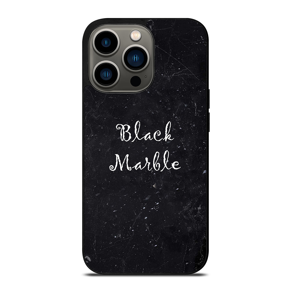 BLACK MARBLE iPhone 13 Pro Case