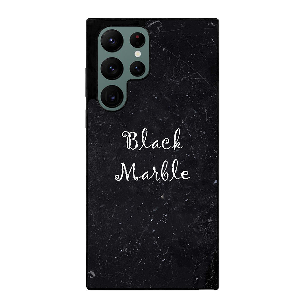 BLACK MARBLE Samsung Galaxy S22 Ultra 5G Case