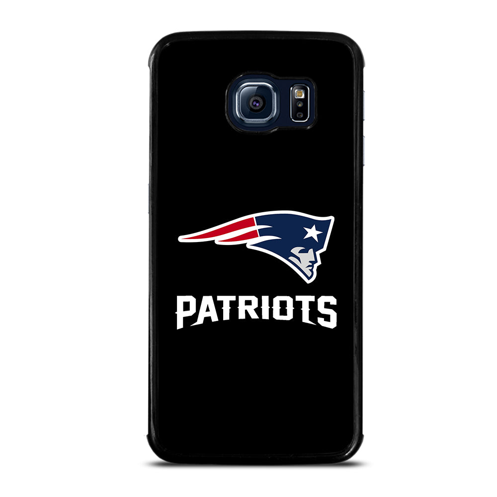 BLACK NEW ENGLAND PATRIOTS Samsung Galaxy S6 Edge Case