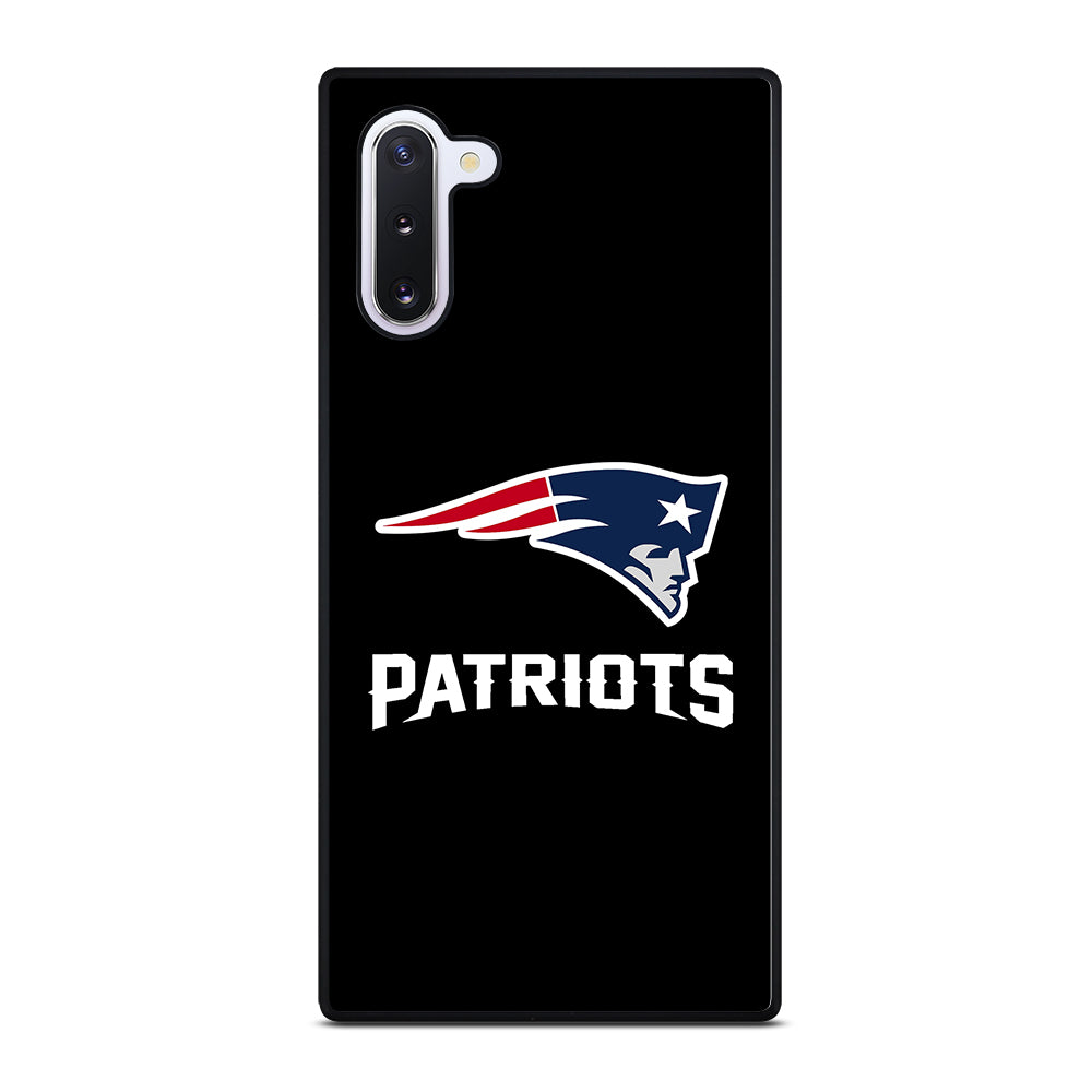 BLACK NEW ENGLAND PATRIOTS Samsung Galaxy Note 10 Case