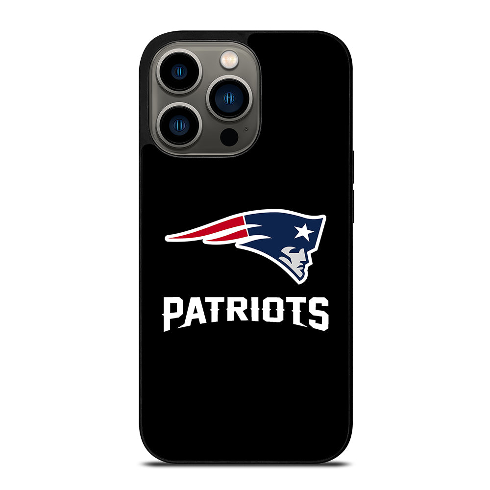 BLACK NEW ENGLAND PATRIOTS iPhone 13 Pro Case