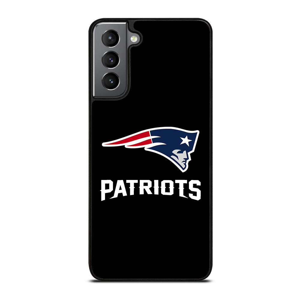 BLACK NEW ENGLAND PATRIOTS Samsung Galaxy S21 Plus 5G Case