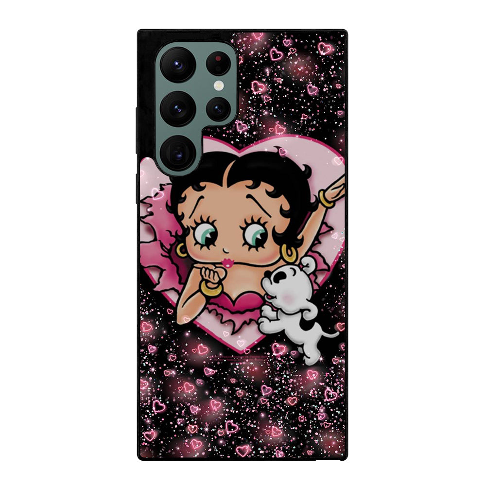 Betty Boop Pink Samsung Galaxy S22 Ultra 5G Case