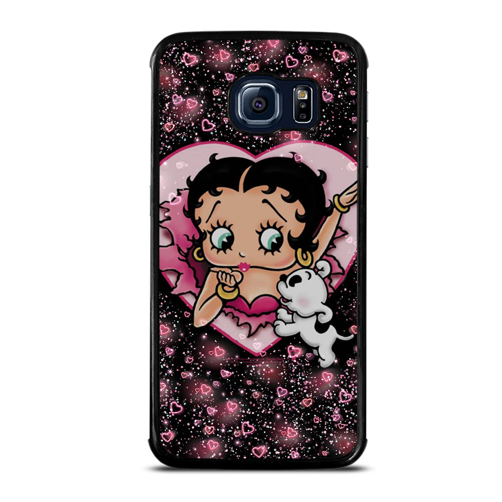 Betty Boop Pink Samsung Galaxy S6 Edge Case