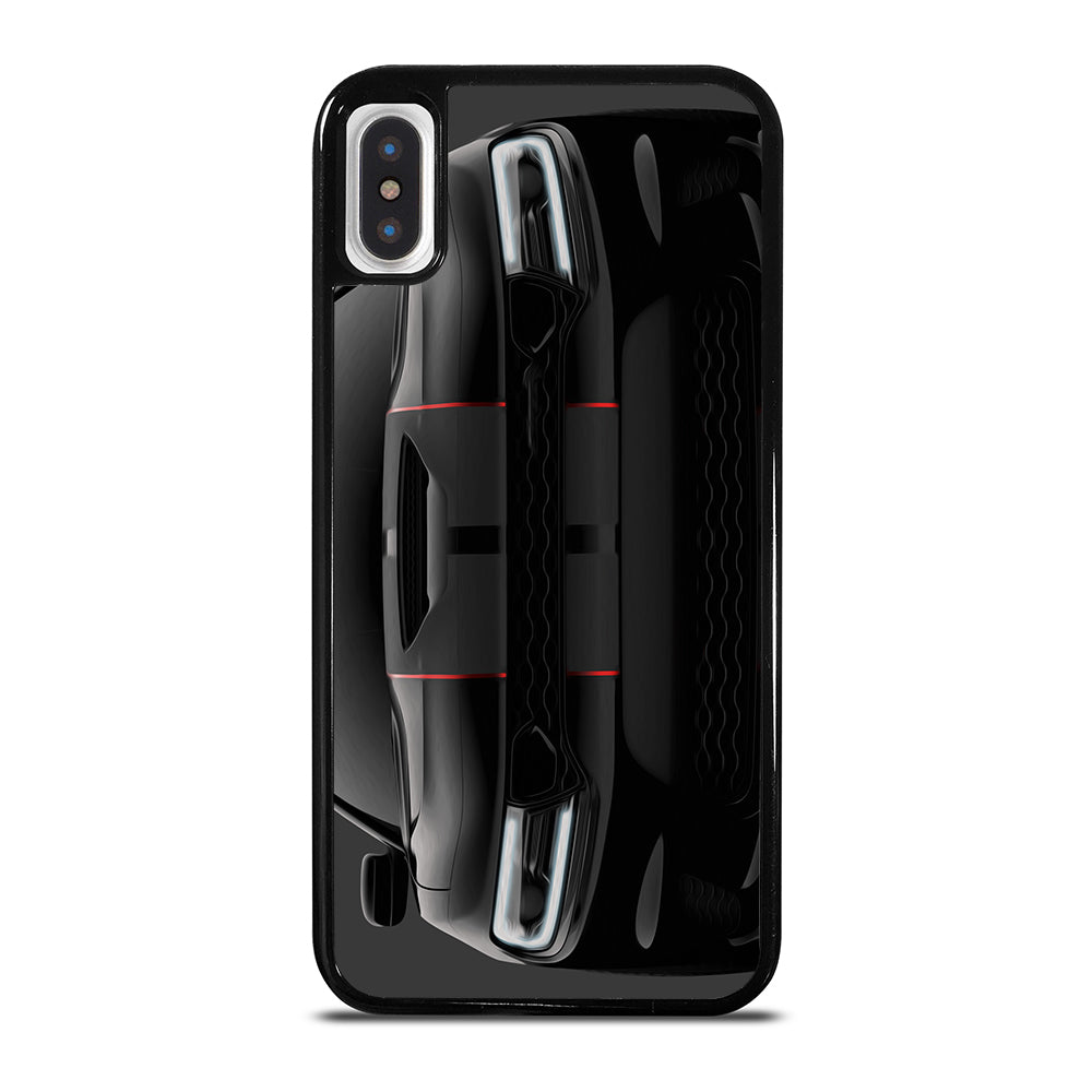 Black Dodge Challenger Oilred iPhone X / XS Case