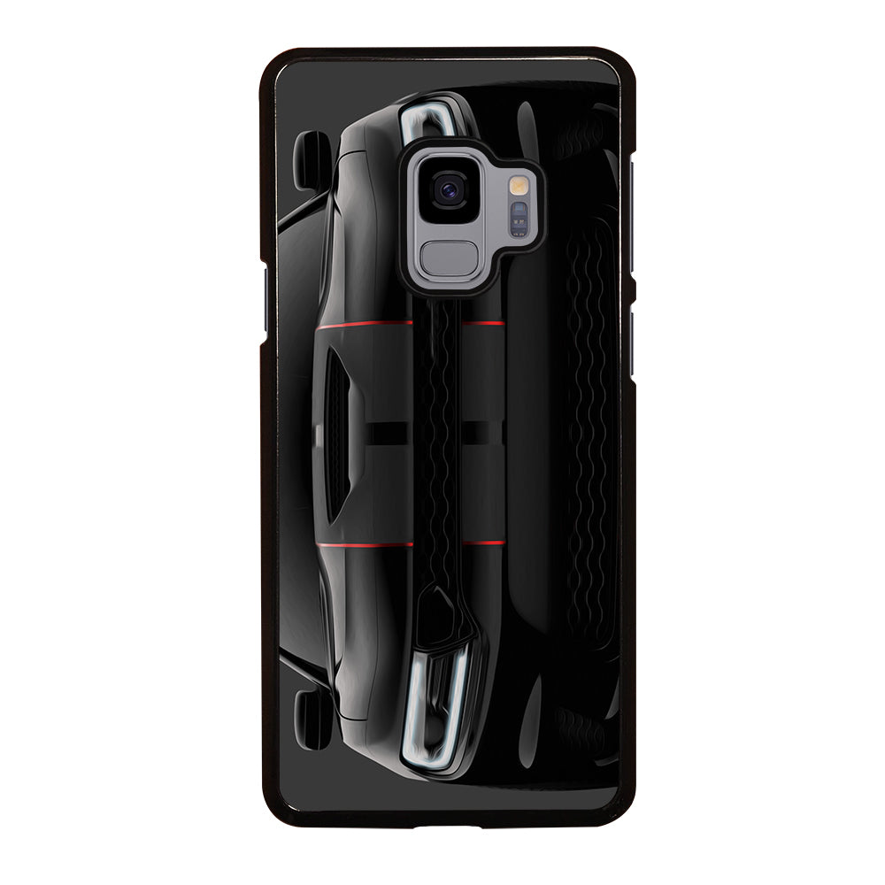 Black Dodge Challenger Oilred Samsung Galaxy S9 Case