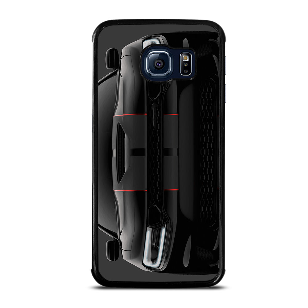 Black Dodge Challenger Oilred Samsung Galaxy S6 Edge Case