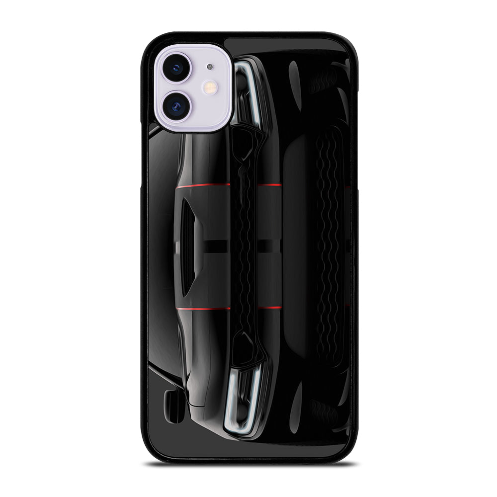 Black Dodge Challenger Oilred iPhone 11 Case