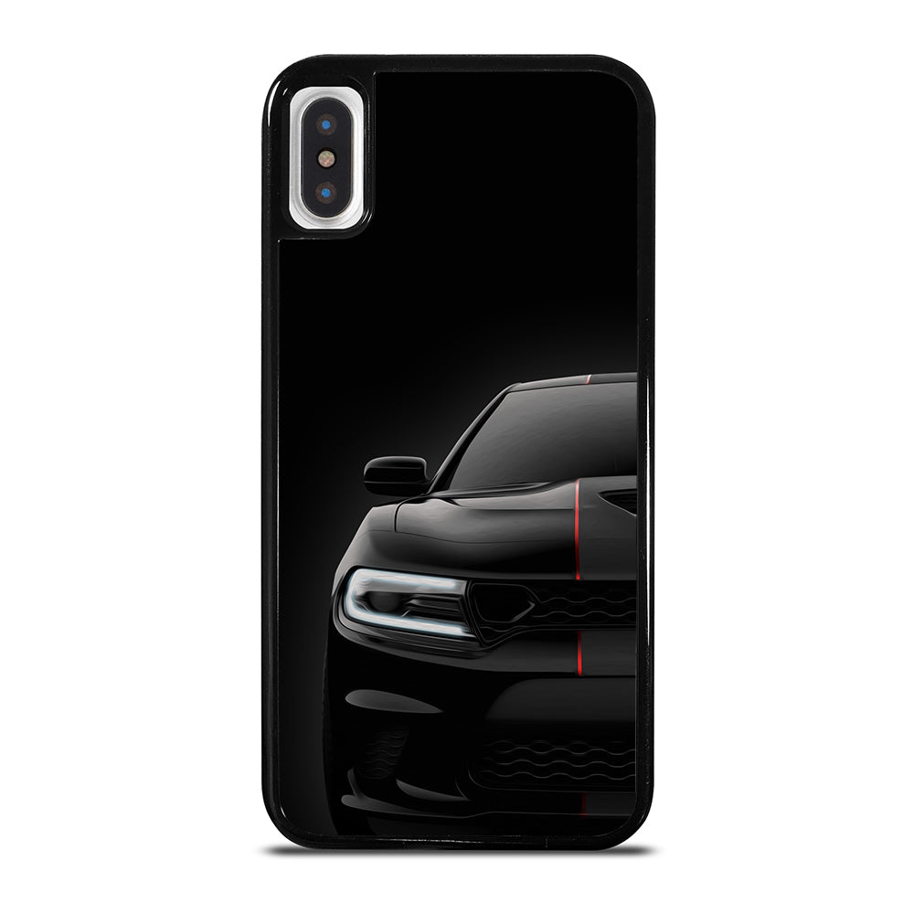 Black Dodge Challenger Outerglow iPhone X / XS Case