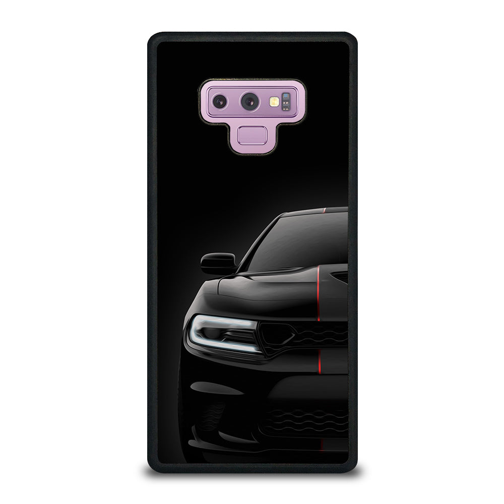 Black Dodge Challenger Outerglow Samsung Galaxy Note 9 Case