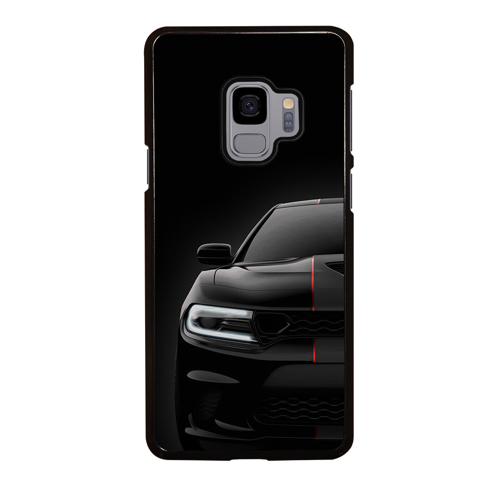 Black Dodge Challenger Outerglow Samsung Galaxy S9 Case