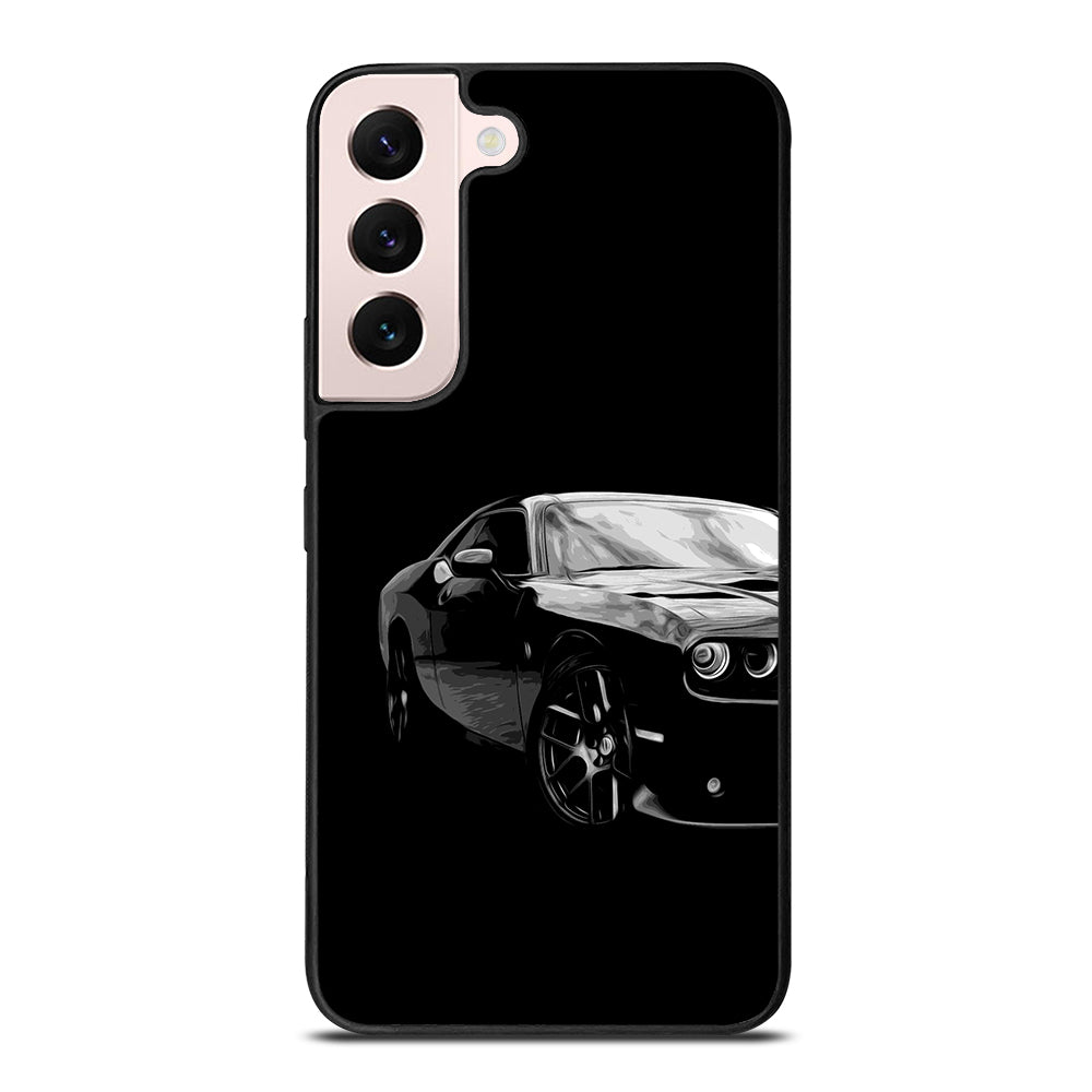 Black Dodge Challenger Posterizeoil Samsung Galaxy S22 Plus 5G Case