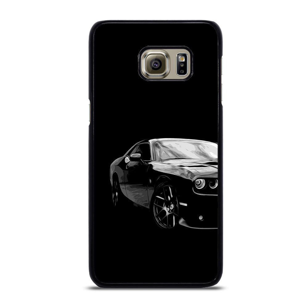 Black Dodge Challenger Posterizeoil Samsung Galaxy S6 Edge Plus Case