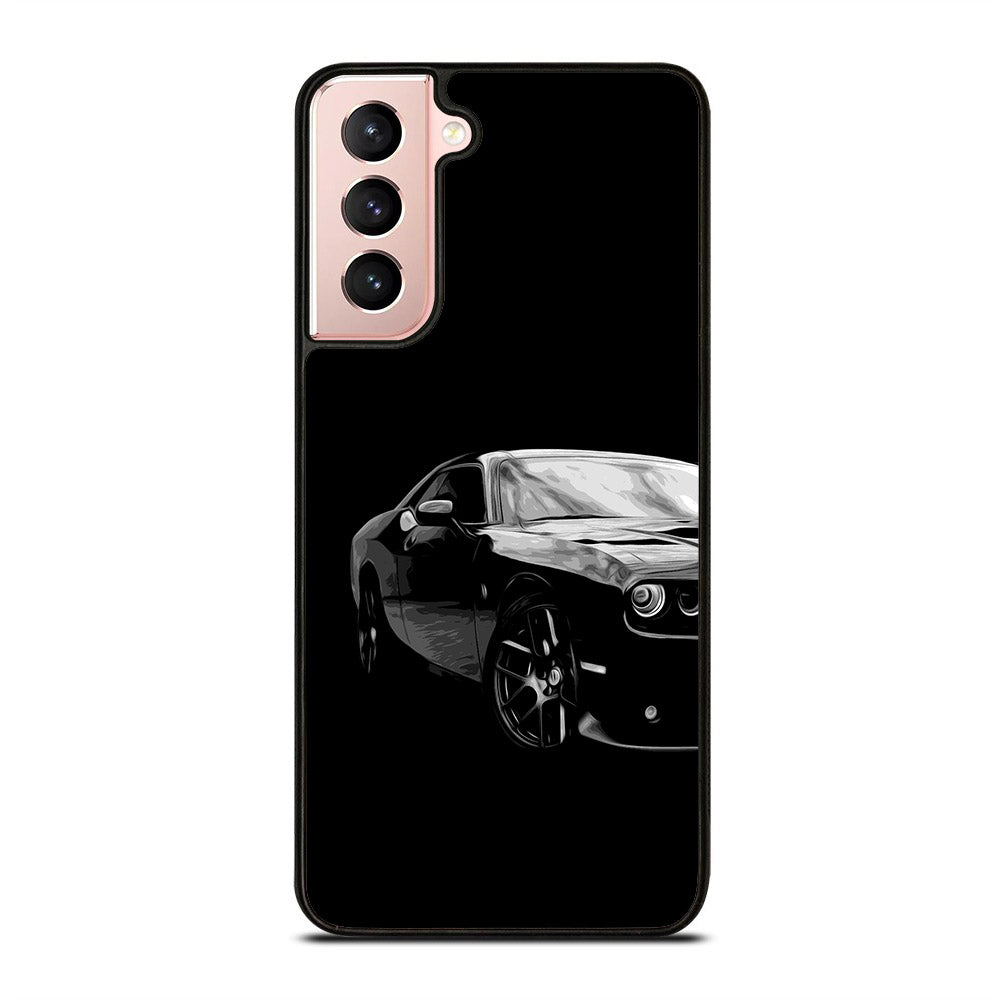 Black Dodge Challenger Posterizeoil Samsung Galaxy S21 5G Case