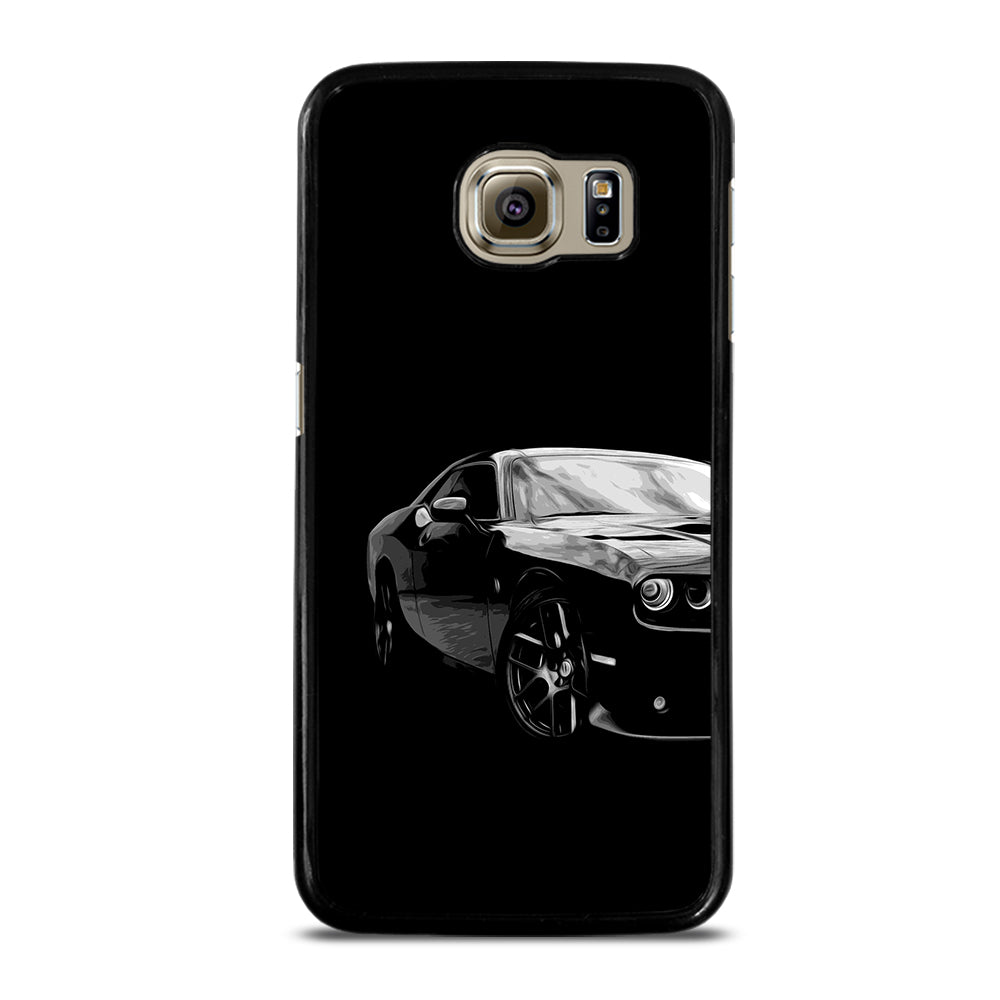 Black Dodge Challenger Posterizeoil Samsung Galaxy S6 Case