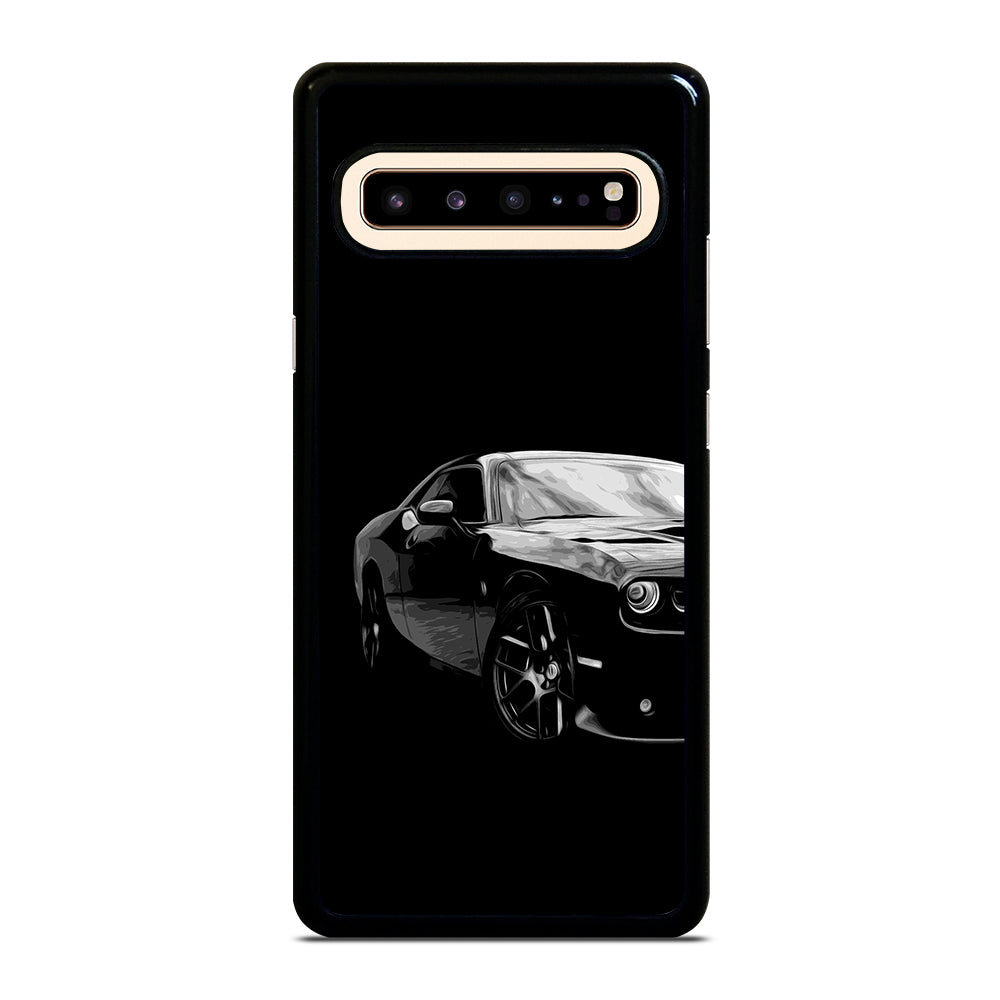 Black Dodge Challenger Posterizeoil Samsung Galaxy S10 5G Case