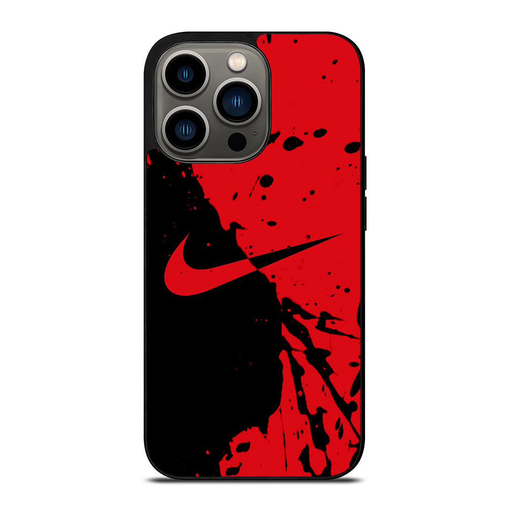 Black Red Nike iPhone 13 Pro Case