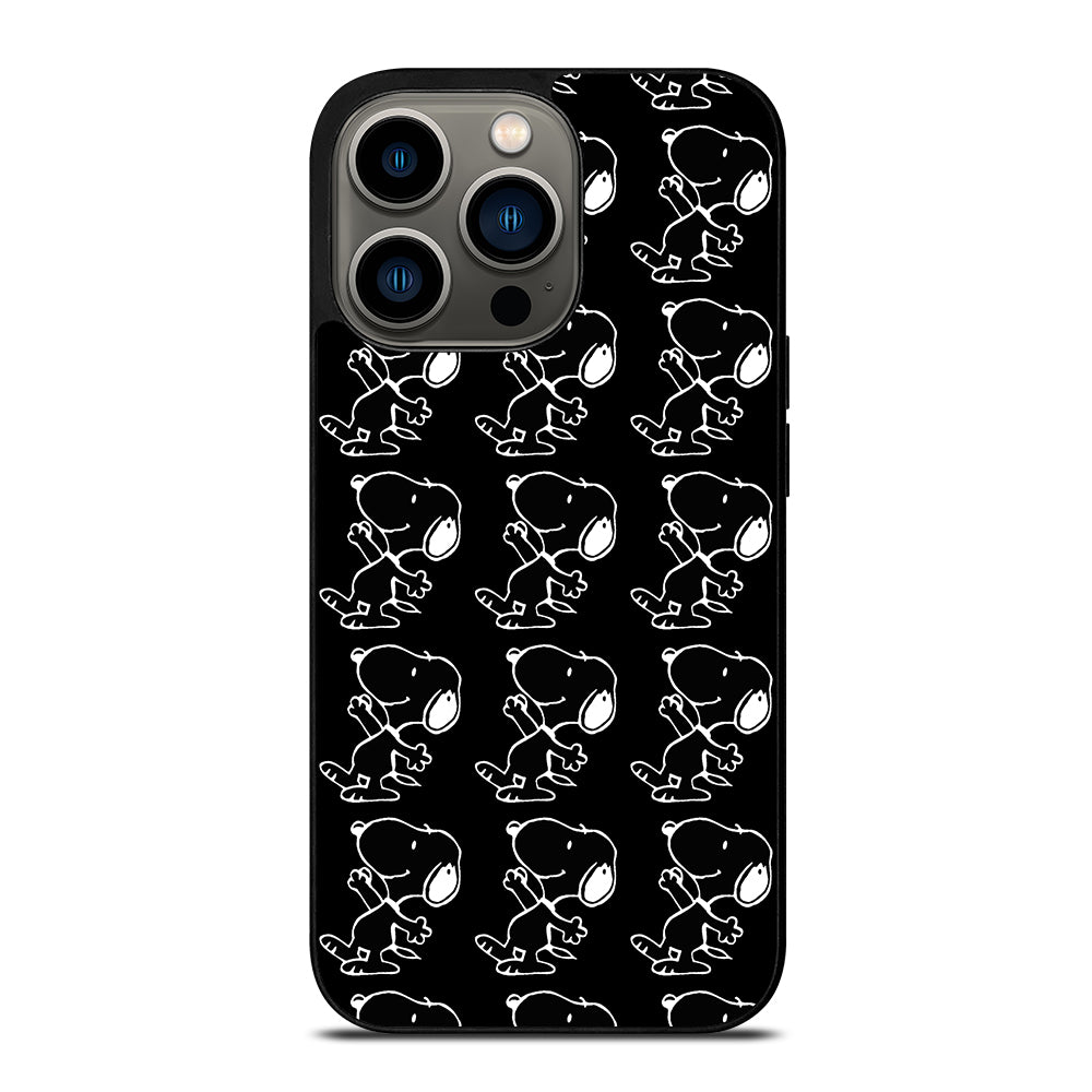 Black Snoopy Dog iPhone 13 Pro Case
