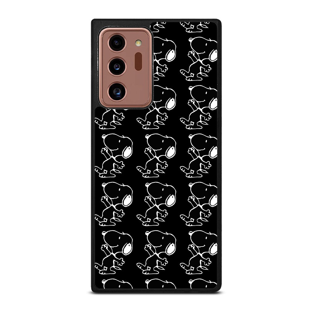 Black Snoopy Dog Samsung Galaxy Note 20 Ultra Case