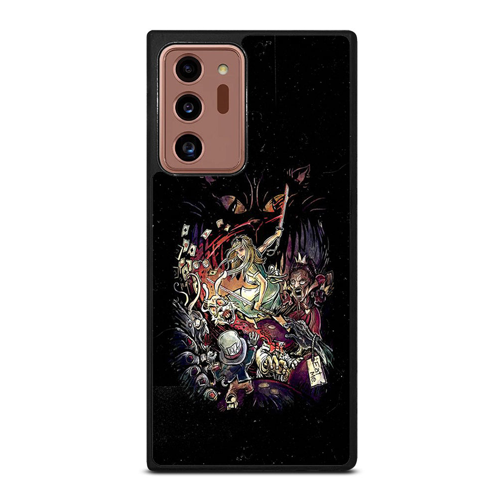 Black Zombie Alice In Wonderland Samsung Galaxy Note 20 Ultra Case