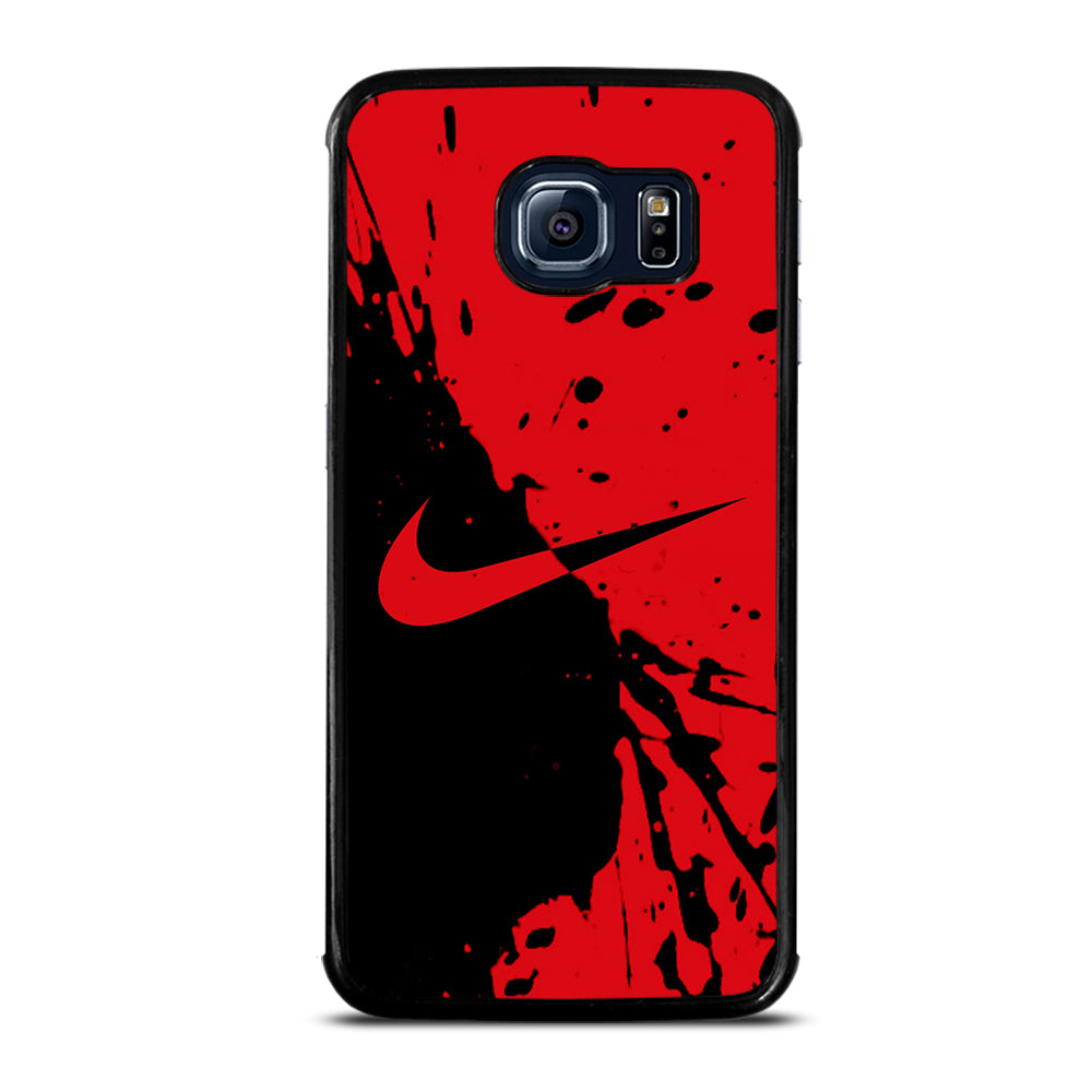 Black Red Nike Samsung Galaxy S6 Edge Case