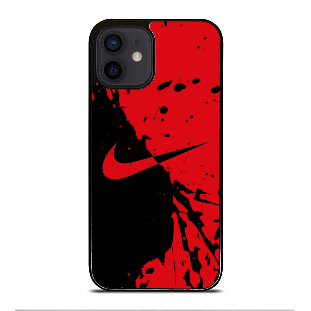 Black Red Nike iPhone 12 Mini Case