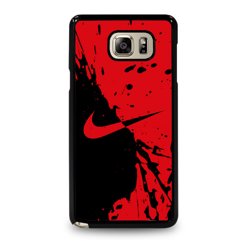 Black Red Nike Samsung Galaxy Note 5 Case