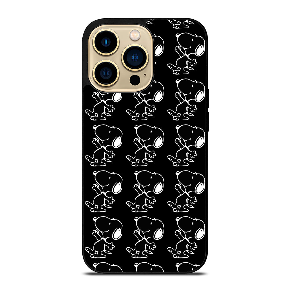 Black Snoopy Dog iPhone 14 Pro Max Case