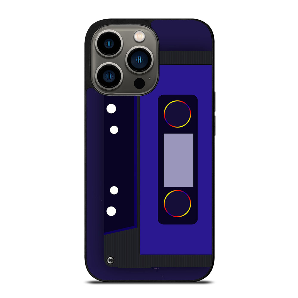 Blue Retro Cassette Tape iPhone 13 Pro Case
