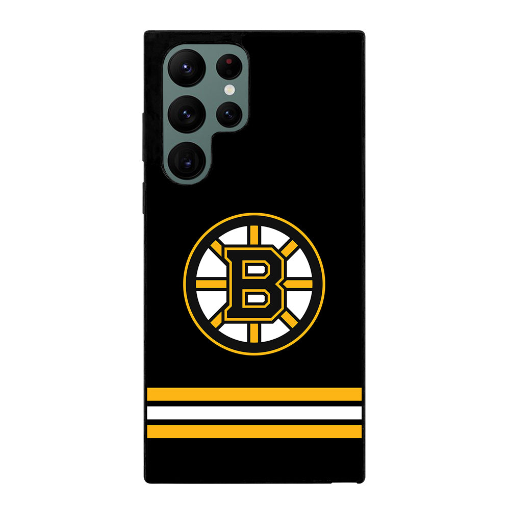 Boston Bruins NHL in Black Samsung Galaxy S22 Ultra 5G Case