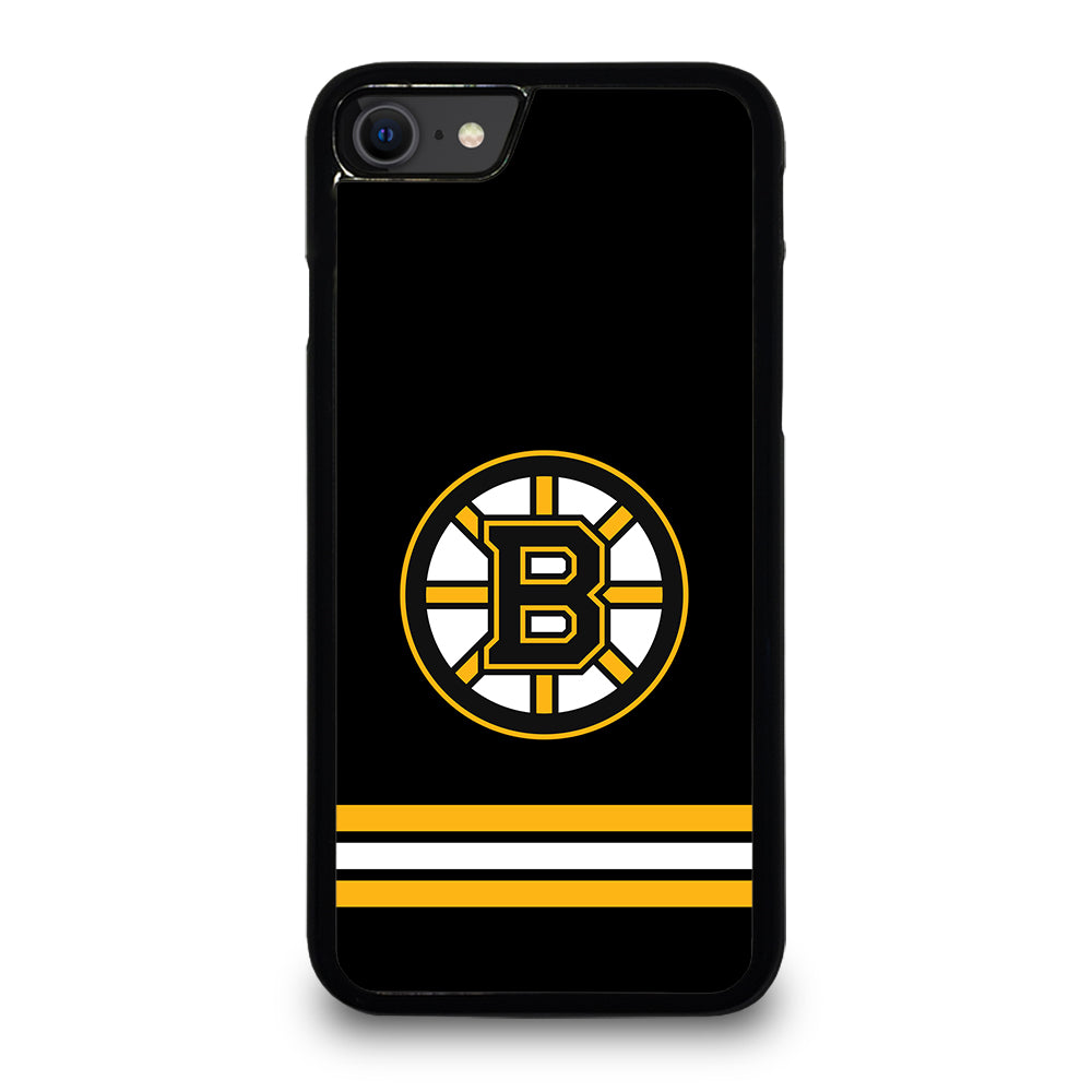 Boston Bruins NHL in Black iPhone SE 2020 Case