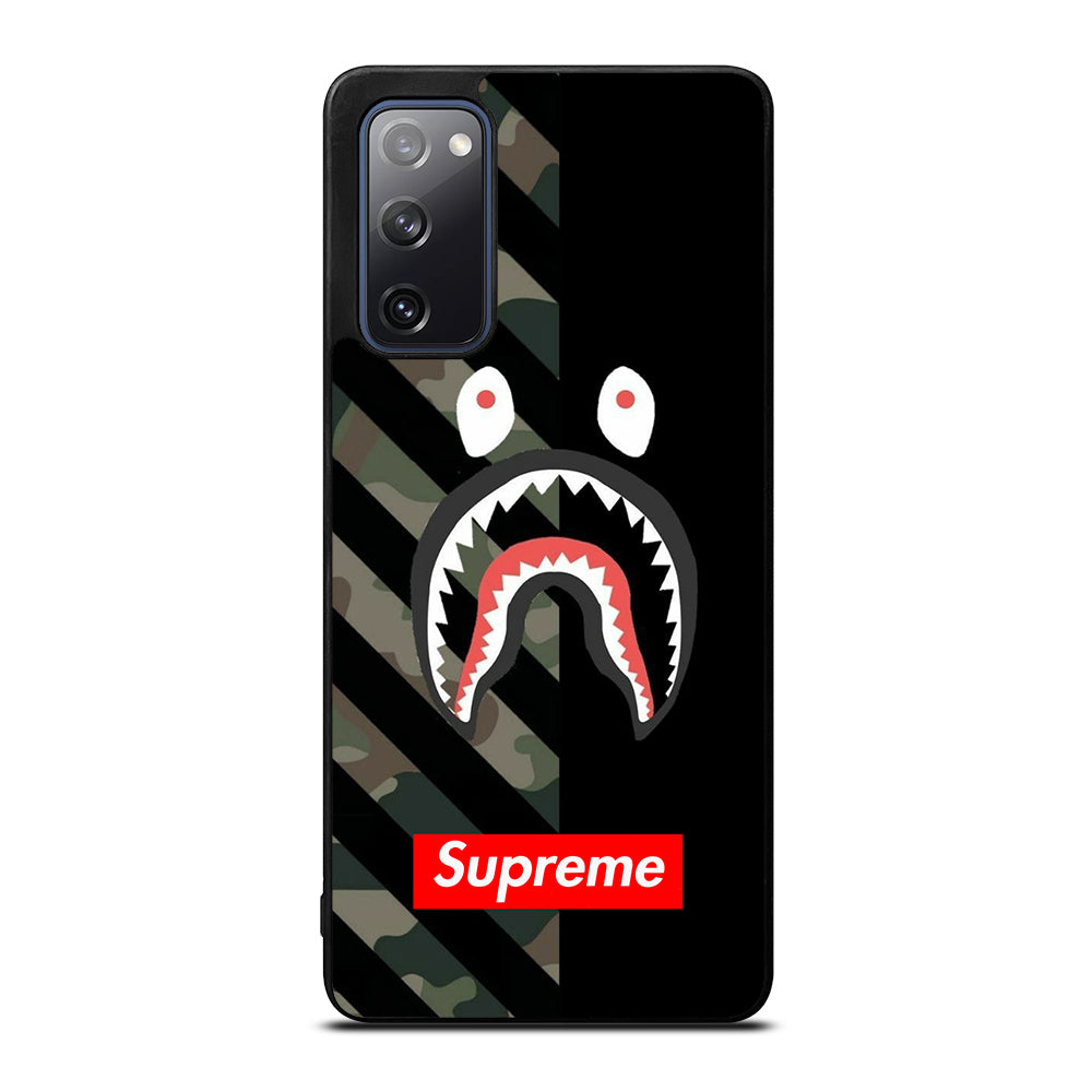 CAMO BAPE SHARK SUPR Samsung Galaxy S20 FE 5G Case