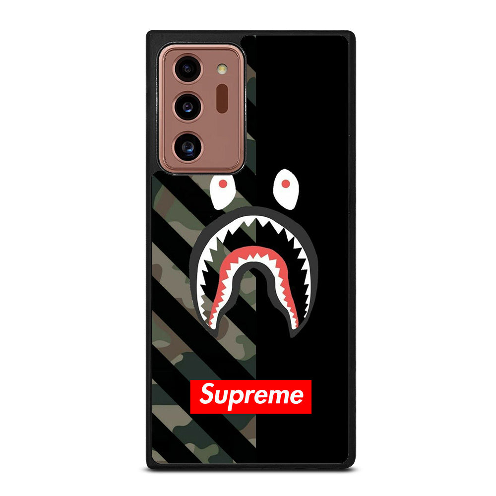 CAMO BAPE SHARK SUPR Samsung Galaxy Note 20 Ultra Case