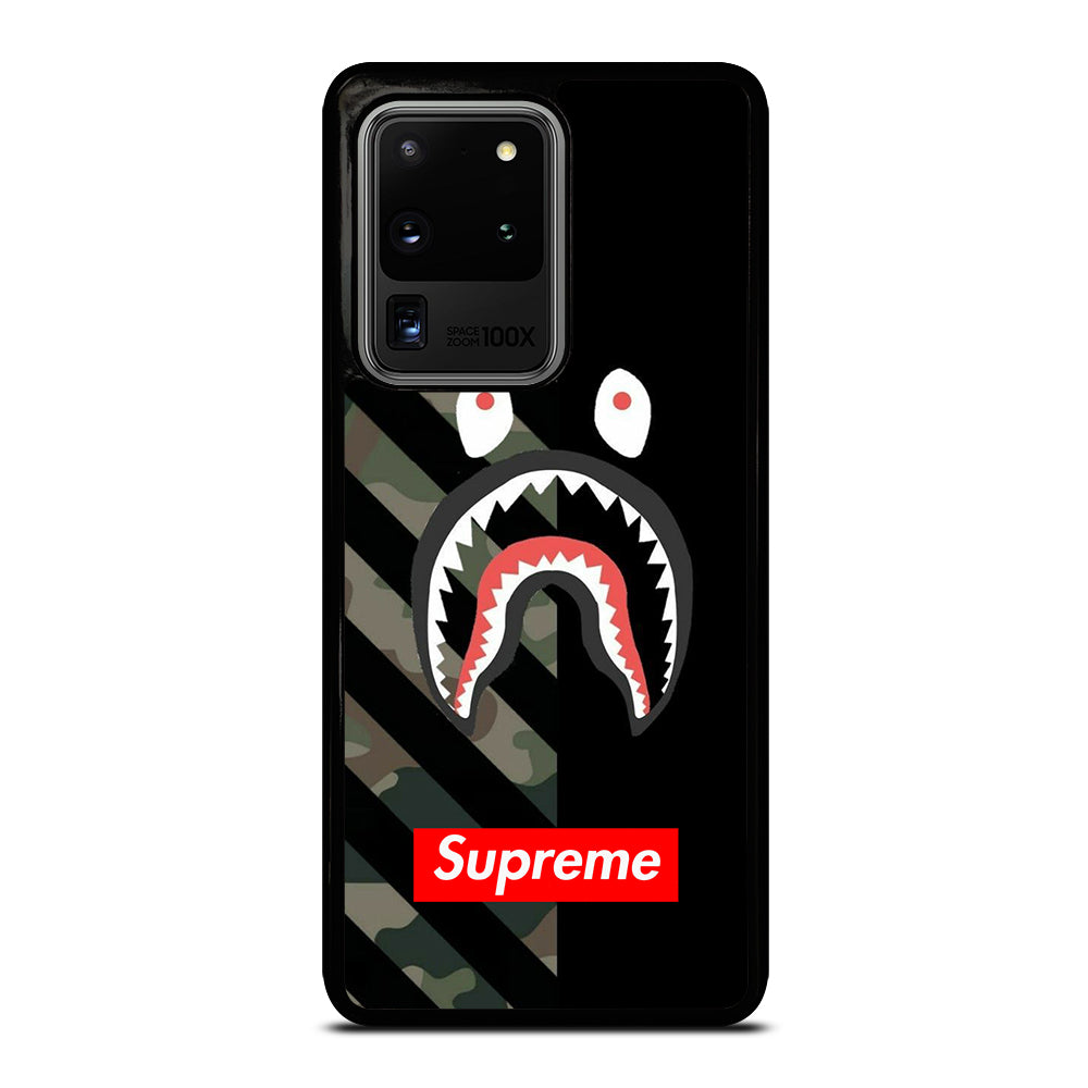 CAMO BAPE SHARK SUPR Samsung Galaxy S20 Ultra / S20 Ultra 5G Case