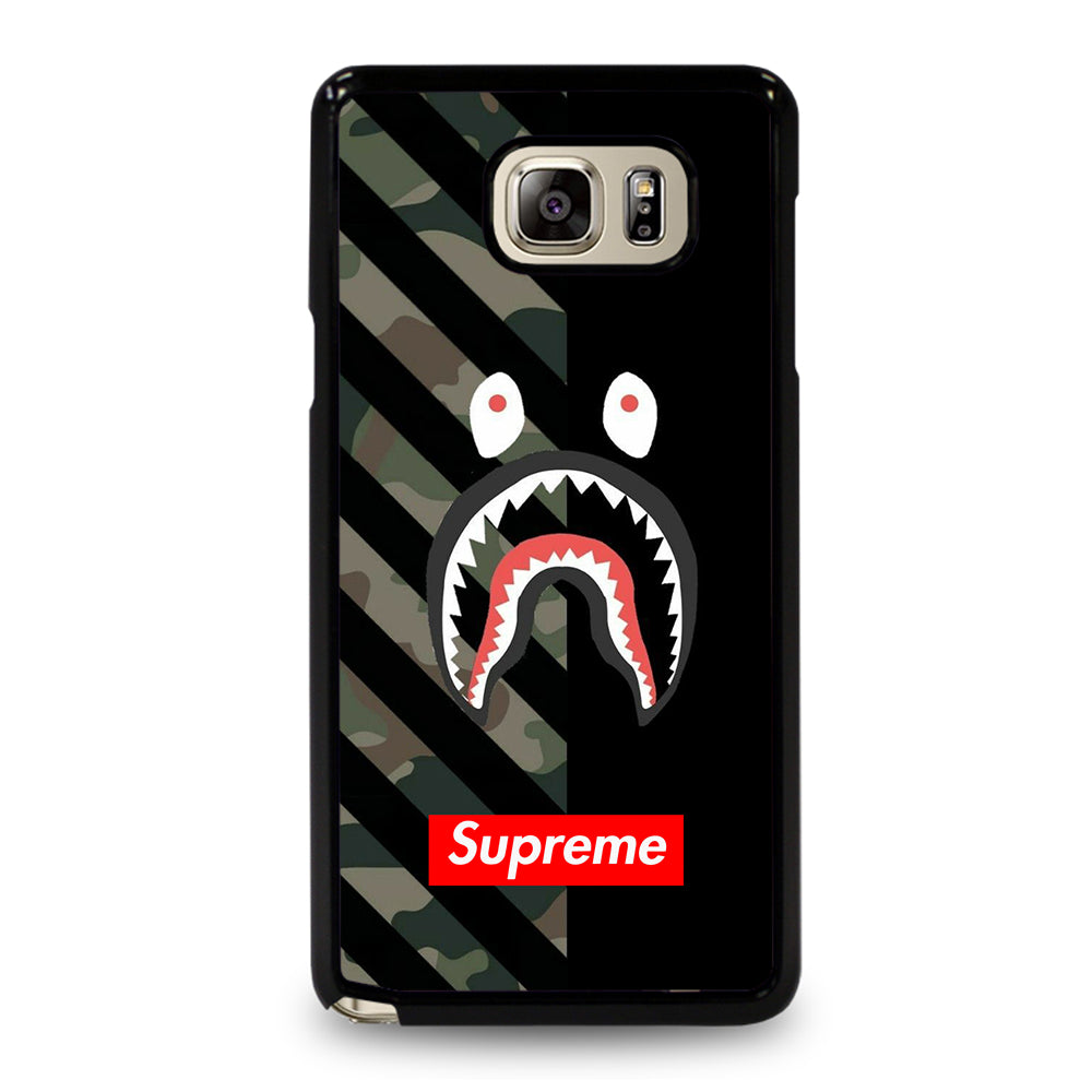 CAMO BAPE SHARK SUPR Samsung Galaxy Note 5 Case