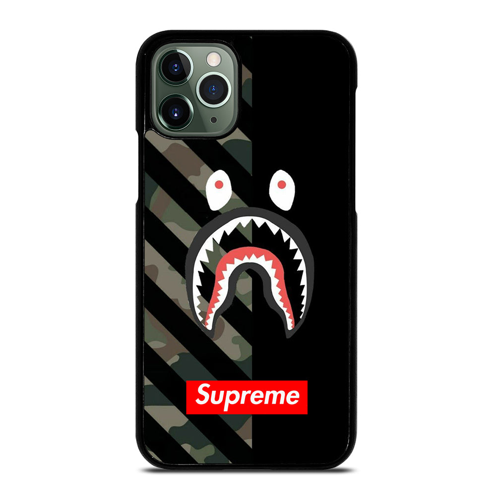CAMO BAPE SHARK SUPR iPhone 11 Pro Max Case