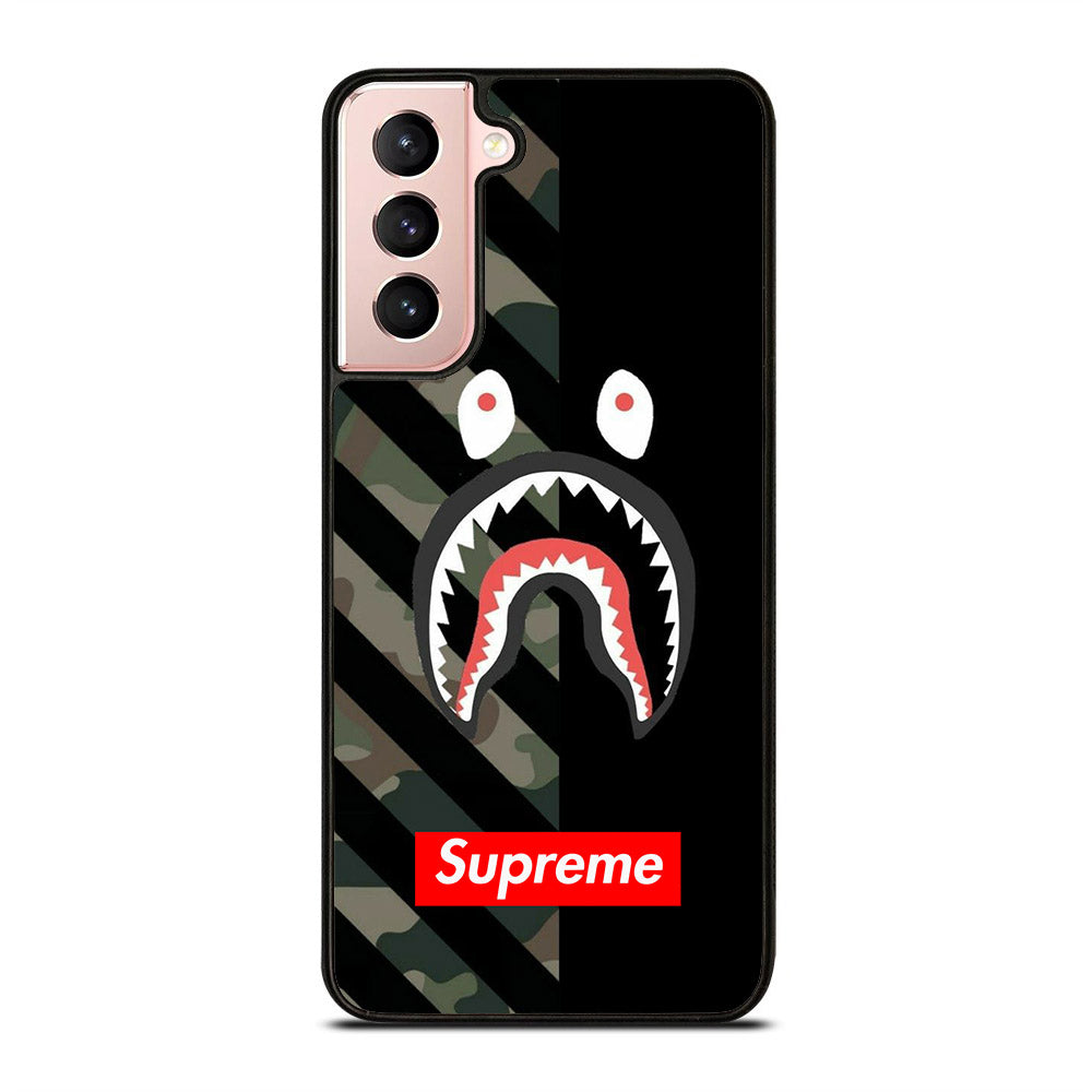 CAMO BAPE SHARK SUPR Samsung Galaxy S21 5G Case