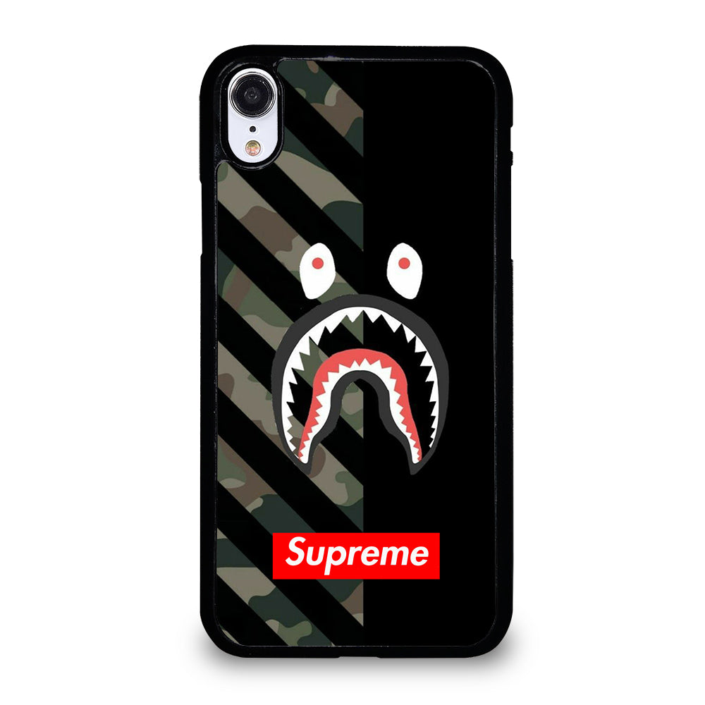 CAMO BAPE SHARK SUPR iPhone XR Case