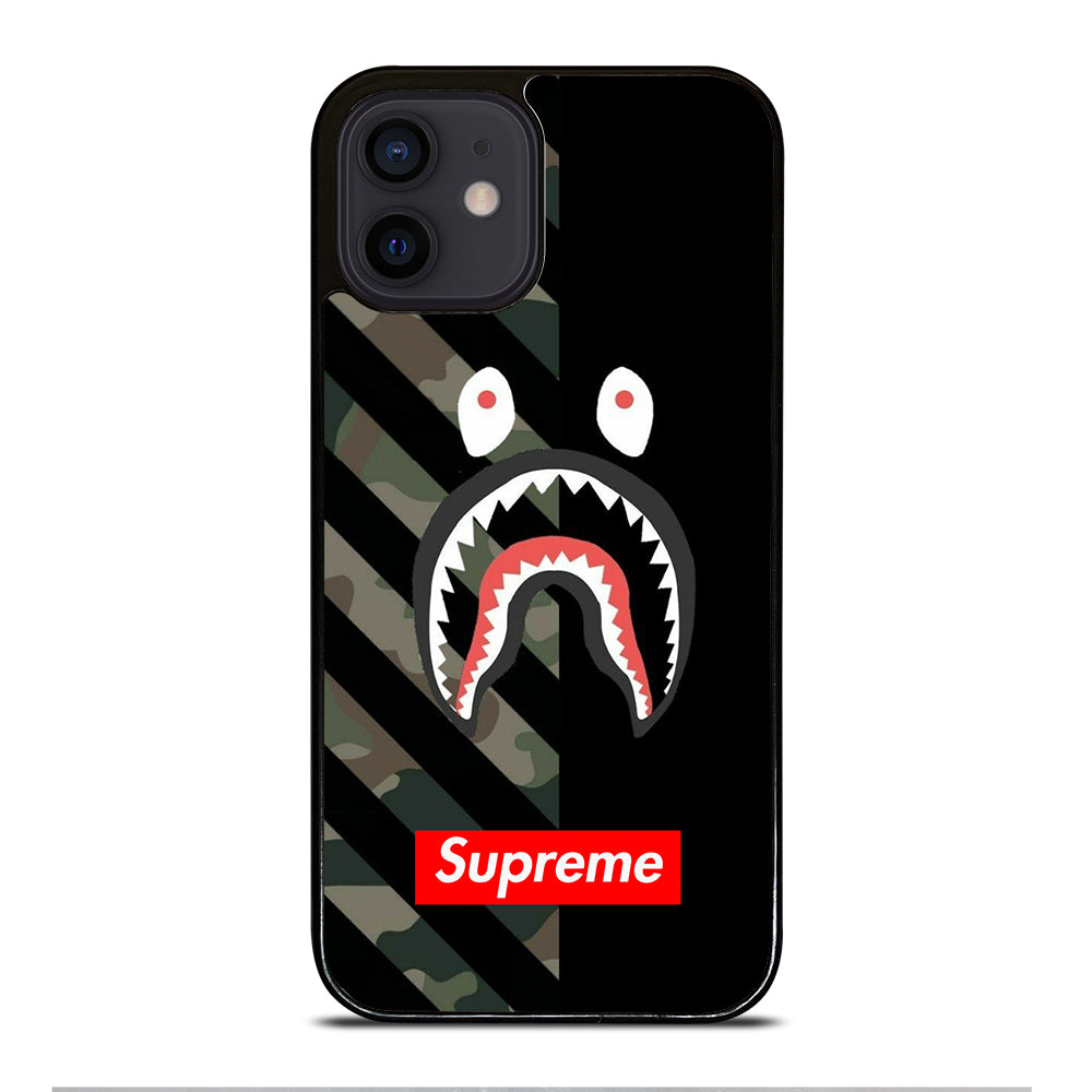 CAMO BAPE SHARK SUPR iPhone 12 Mini Case