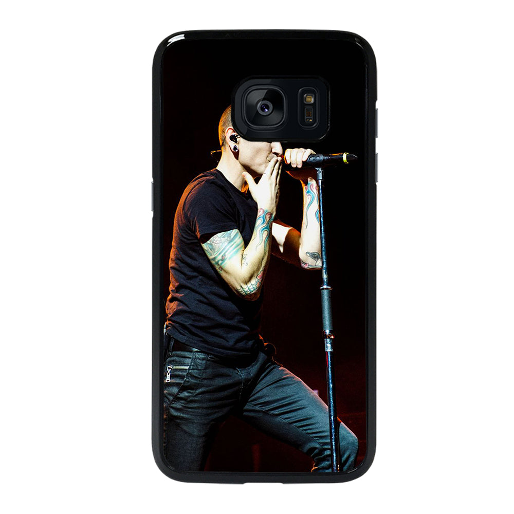 CHESTER BENNINGTON KISS BYE Samsung Galaxy S7 Edge Case