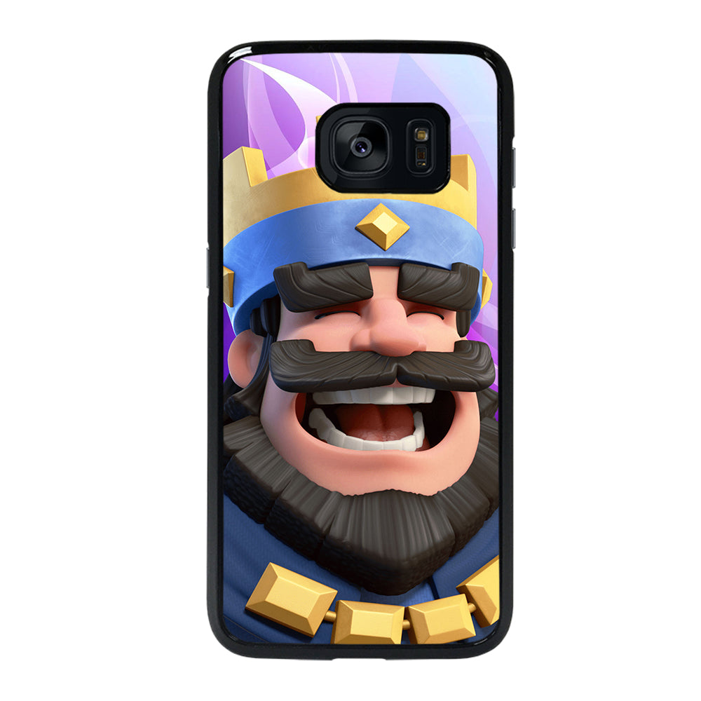CLASH ROYAL KING SMILING Samsung Galaxy S7 Edge Case