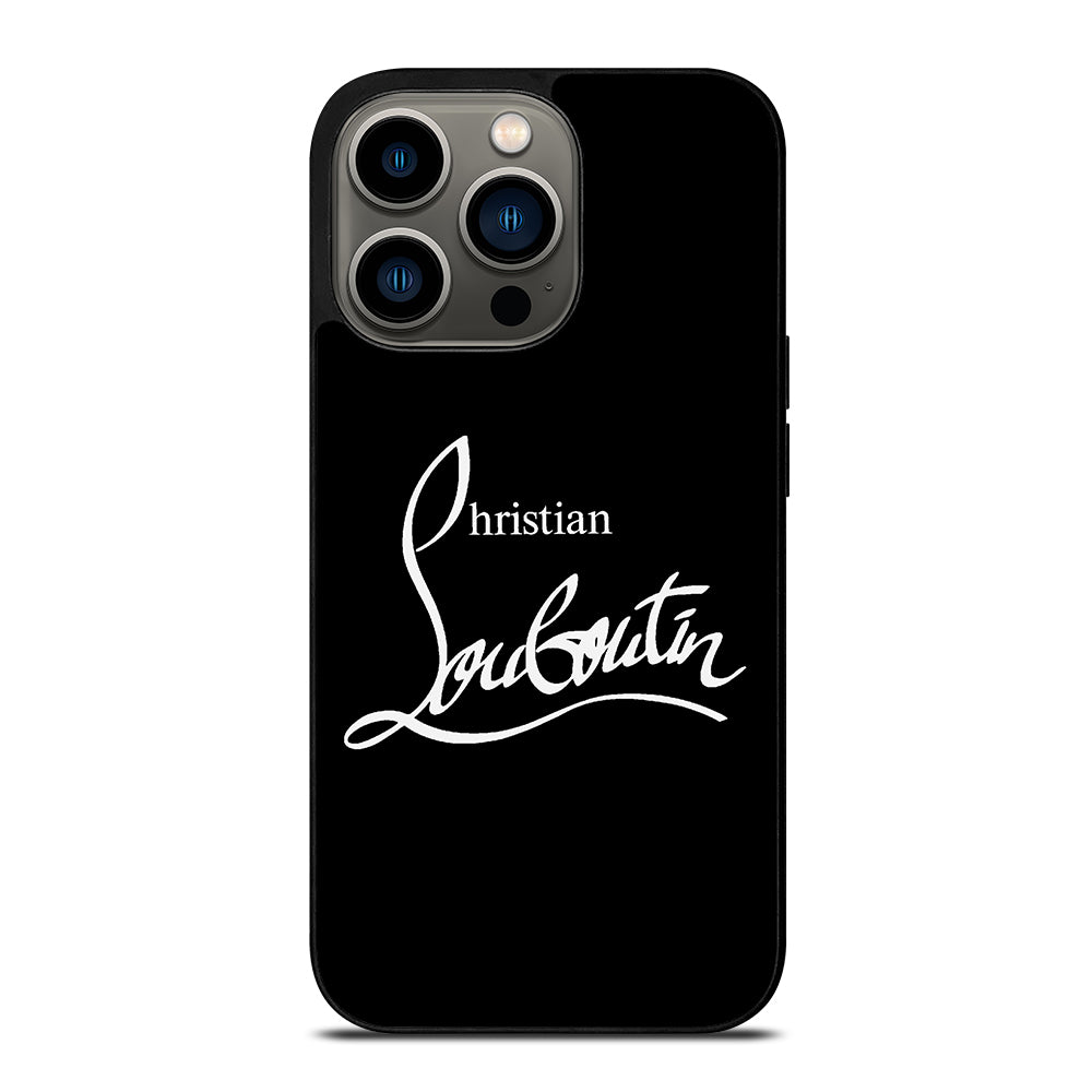 C LOUBOUTIN BLACK iPhone 13 Pro Case