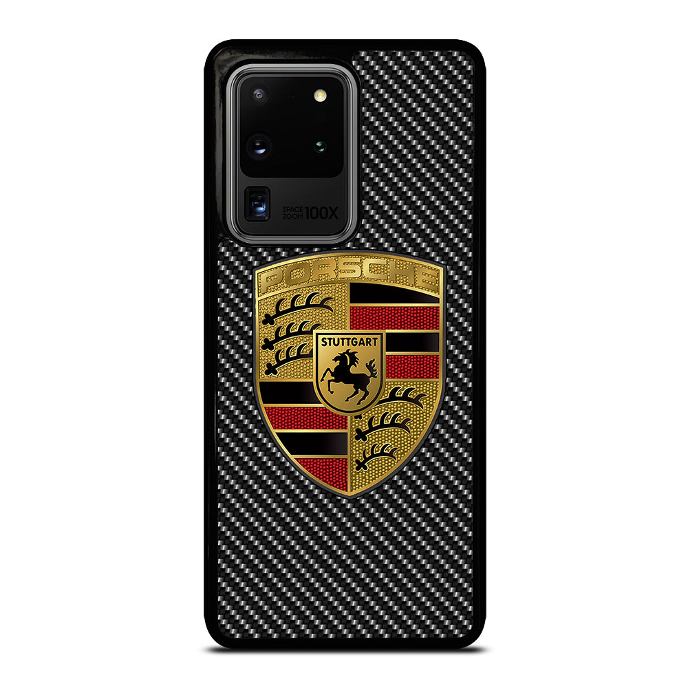 Carbon Porsche Logo Samsung Galaxy S20 Ultra / S20 Ultra 5G Case