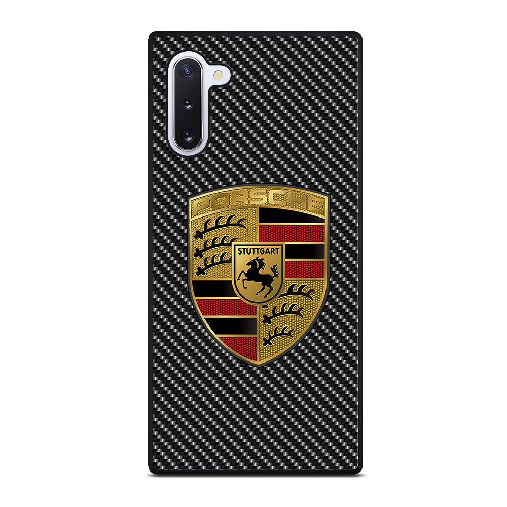 Carbon Porsche Logo Samsung Galaxy Note 10 Case